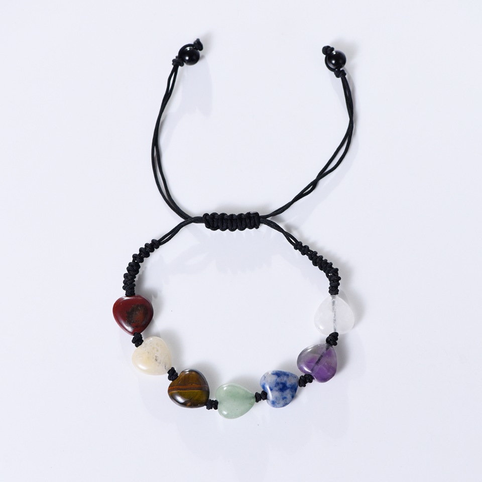 Healing Crystal,Lucky Crystal,Get Rich,Relieve Stress And Relax,Hand-woven natural crystal love yoga bracelet